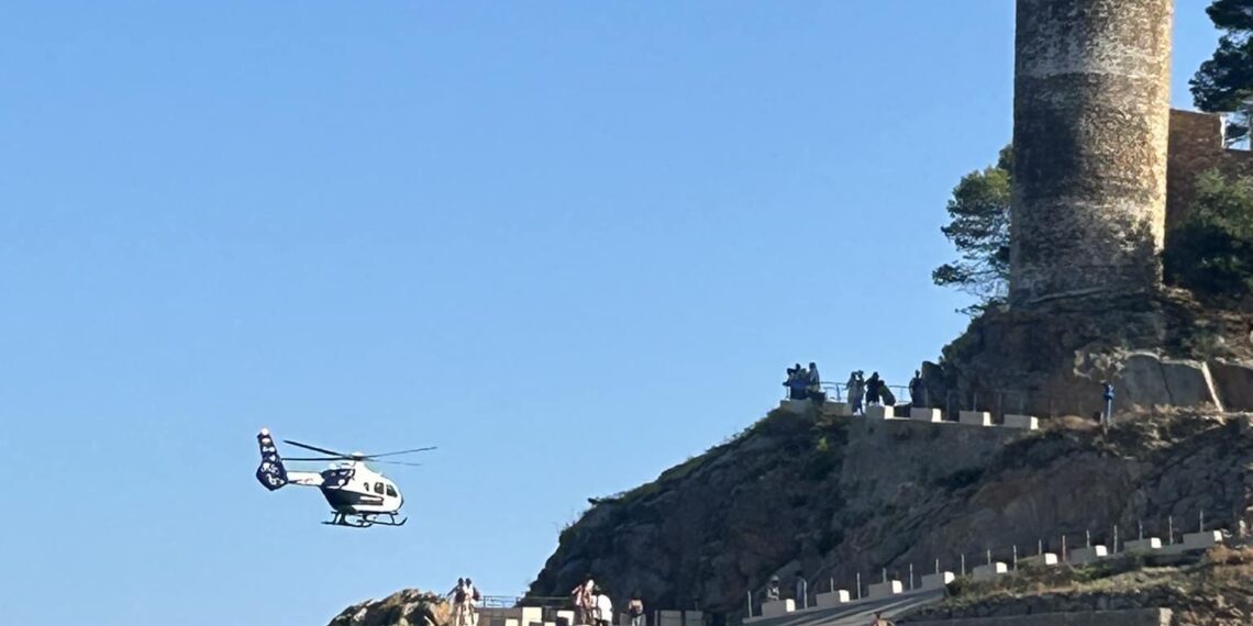 Mor una dona en caure d'un penya-segat al Castell de Tossa de Mar