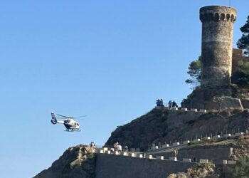 Mor una dona en caure d'un penya-segat al Castell de Tossa de Mar