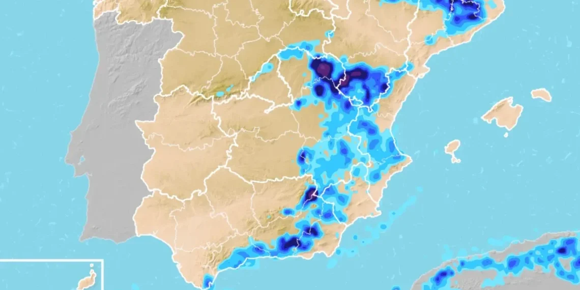 Una nova DANA amenaça amb fortes pluges i tempestes el final d’agost